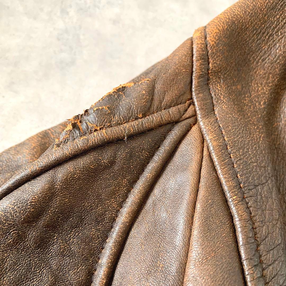 超希少】80s ハーレーダビッドソン フライトレザージャケット A-2