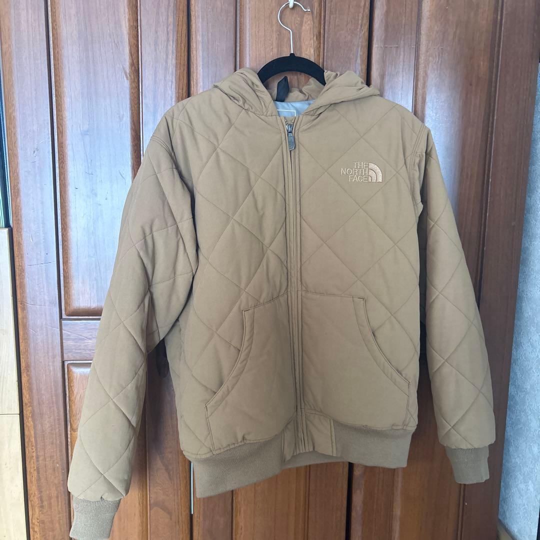 THE NORTH FACE ブラウン キルティングジャケット　サイズＳ
