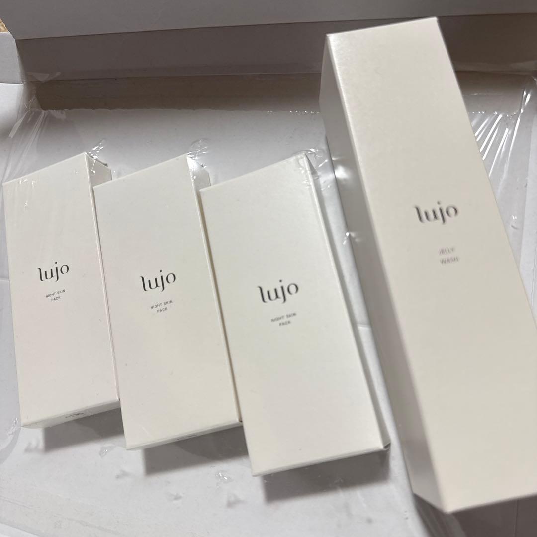 lujo ナイトスキンパック 35g3個➕ジュレウォッシュ