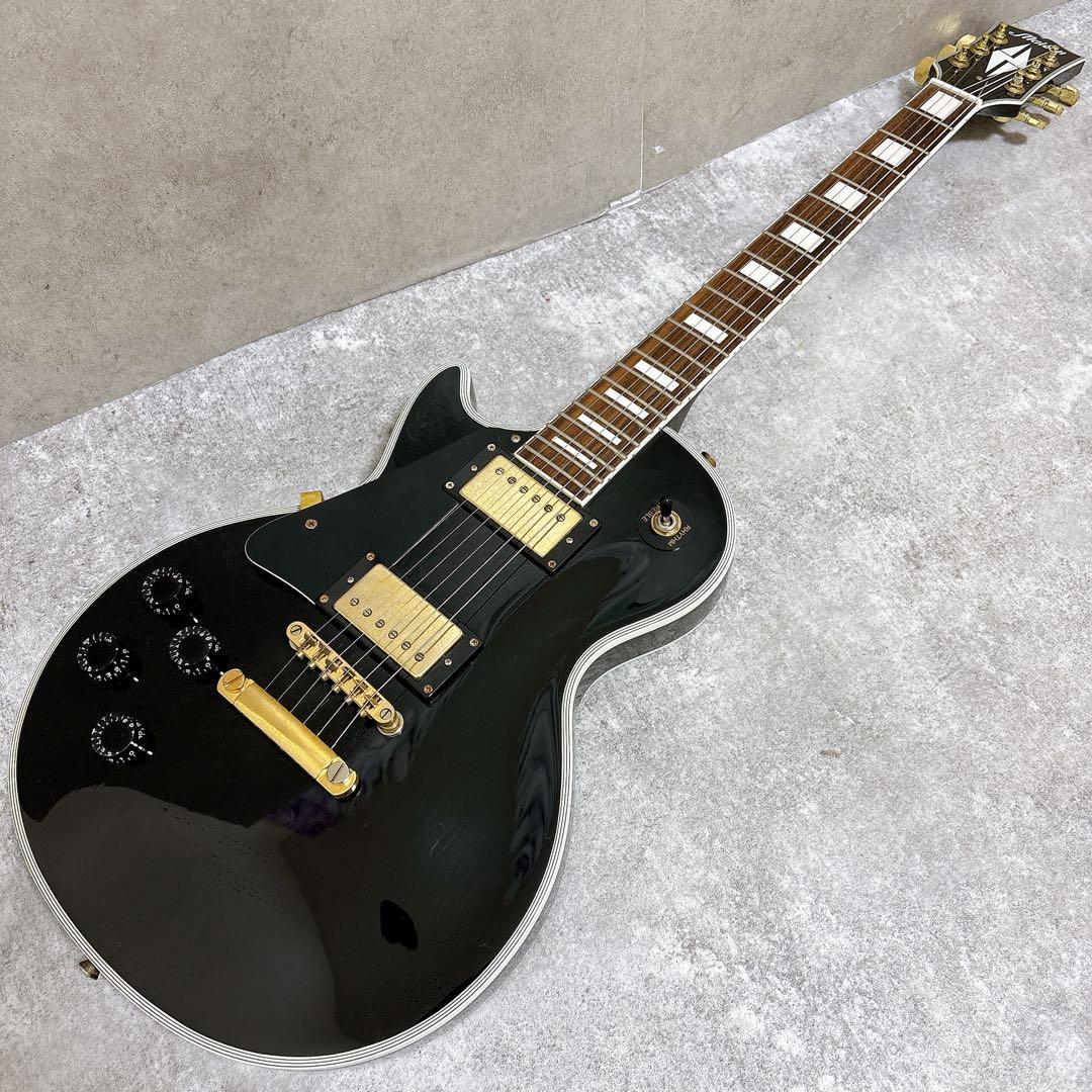 ぼっちざろっく レスポールカスタム 左 レフティ エレキギター 黒金