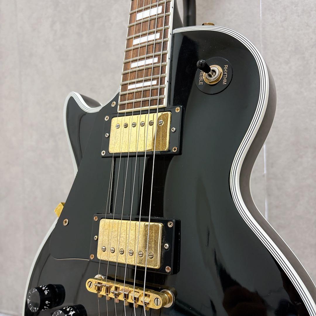 ぼっちざろっく レスポールカスタム 左 レフティ エレキギター 黒金