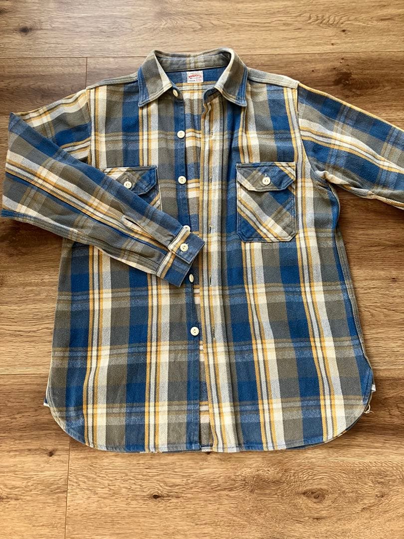 WAREHOUSEウエアハウス　ネルシャツ