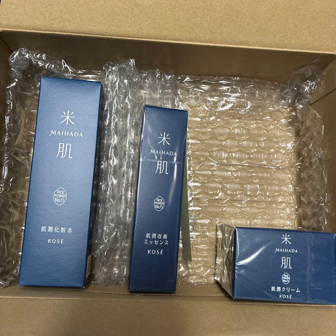 米肌　化粧水、エッセンス、クリーム３点