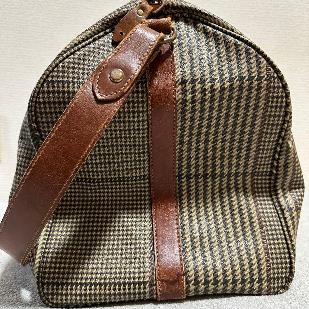 2wayショルダー付 大容量✨ラルフローレン ボストンバッグ 千鳥格子