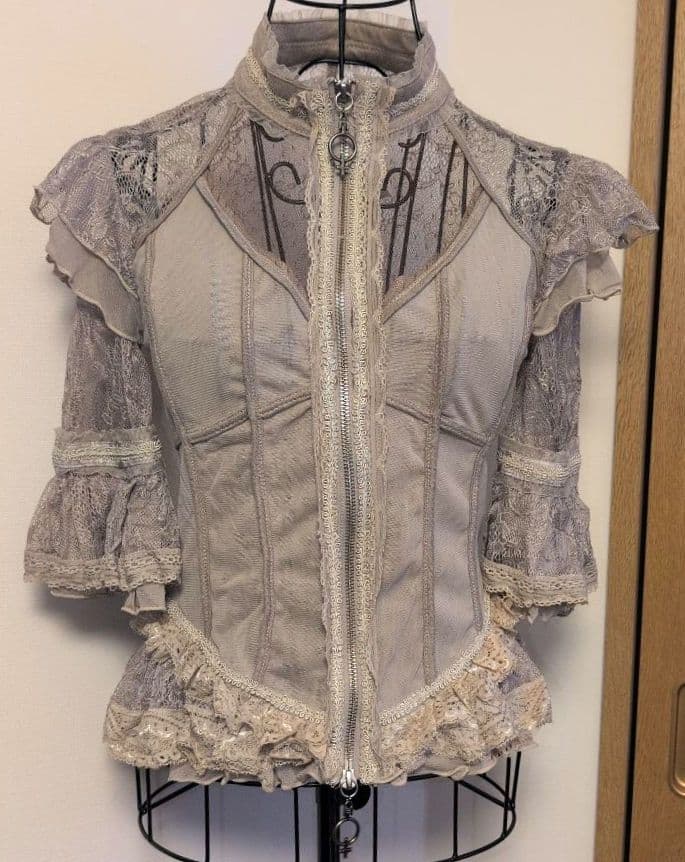 *新品タグ付* RozenKavarier レース切替 シースルージャケット 新品タグ付* RozenKavarier レース切替 シースルージャケット