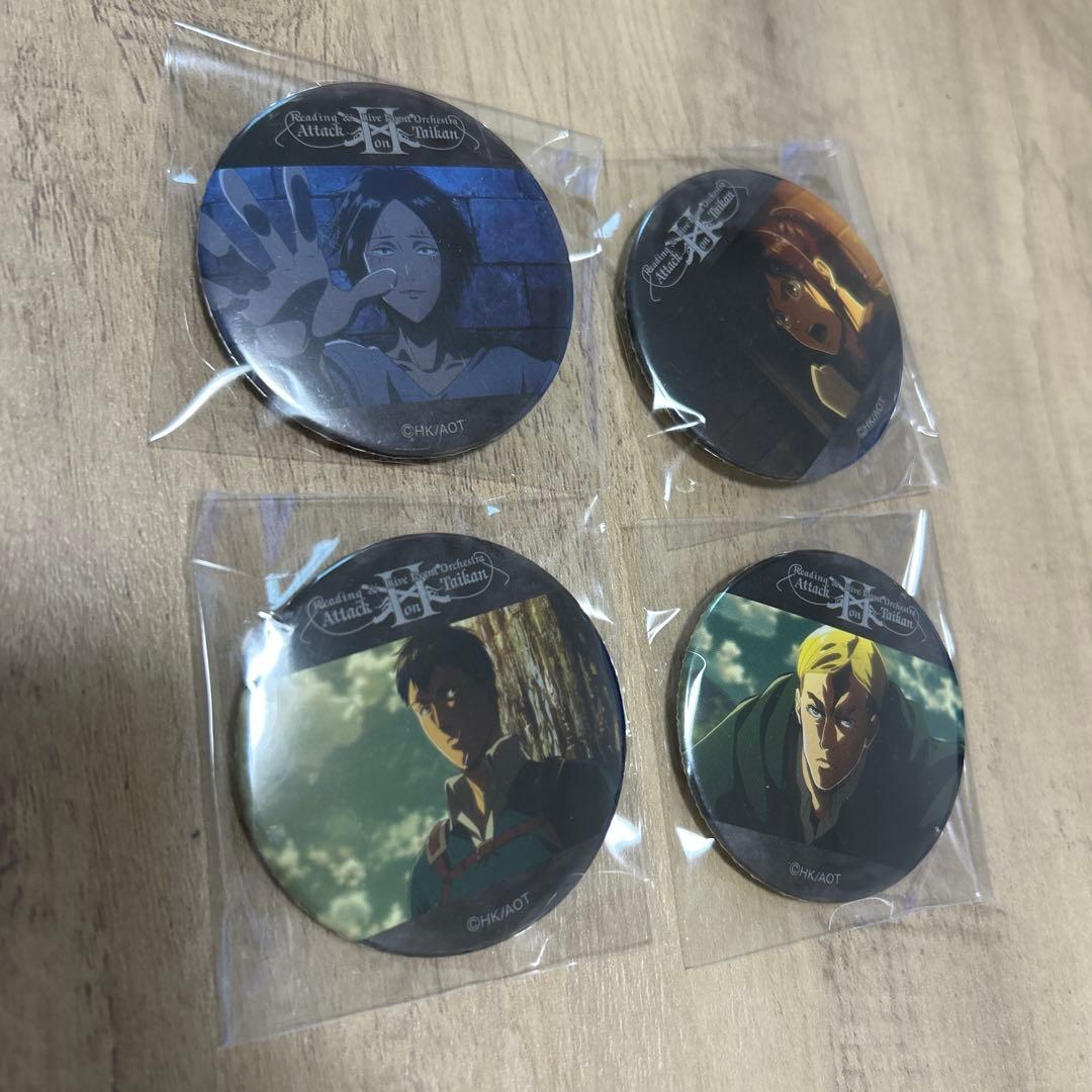 【進撃の巨人】オーケストラ Attack 音 体感 ２ 缶バッジ