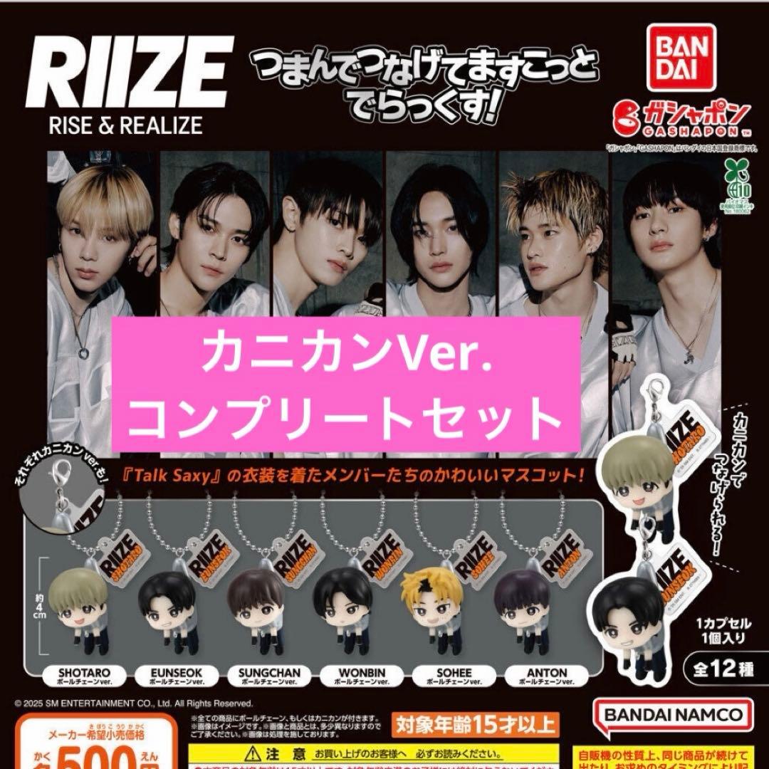 RIIZE つまんでつなげてますこっと でらっくす！ ガチャ コンプ - メルカリ