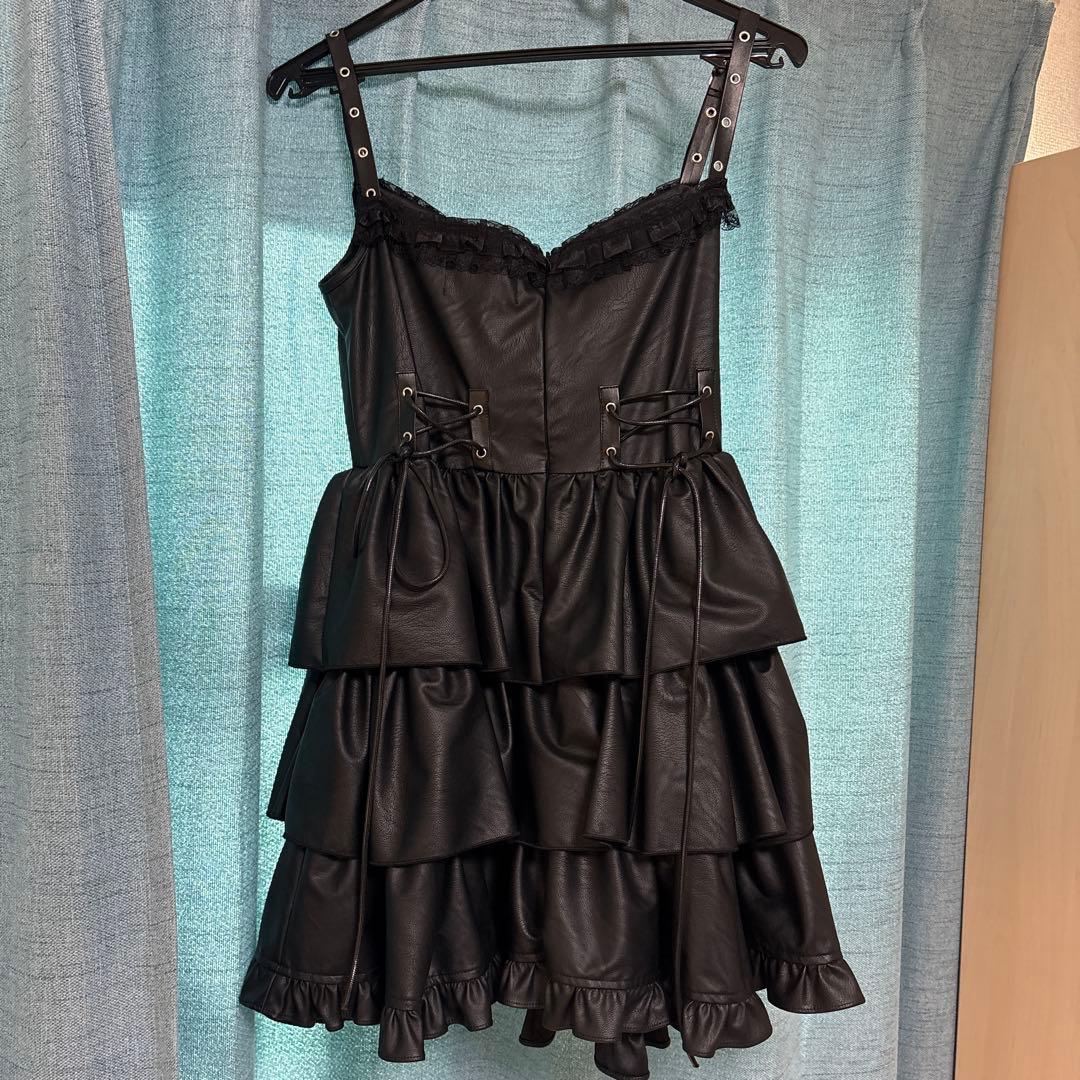 IMVAL Frill Heart Dress [BLK] - メルカリ