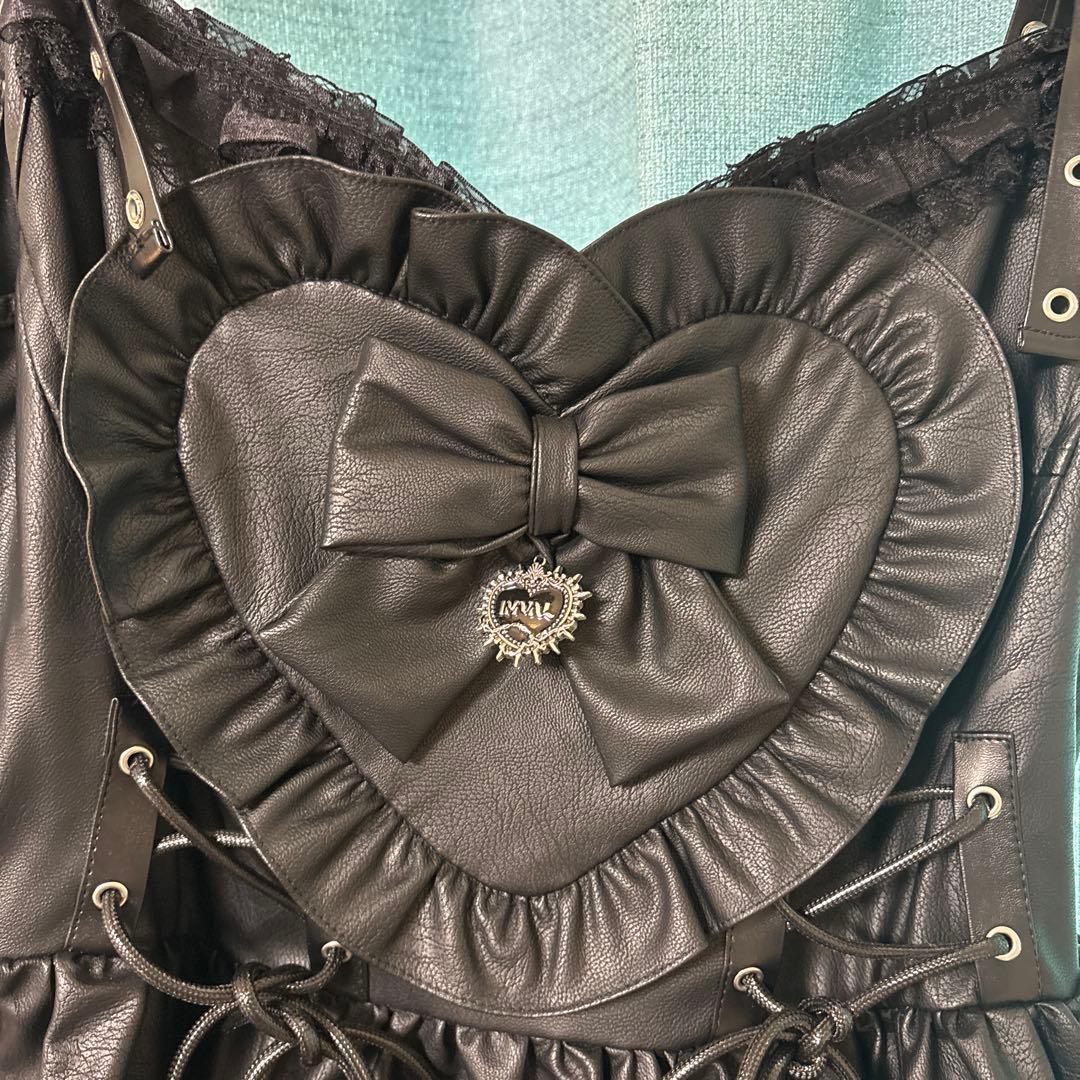 IMVAL Frill Heart Dress [BLK] - メルカリ