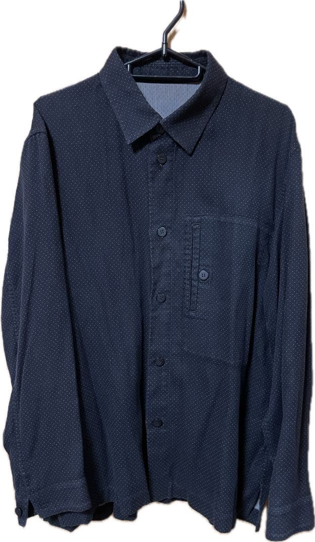 IM MEN ISSEY MIYAKE ドット柄ロングスリーブシャツブラック 3