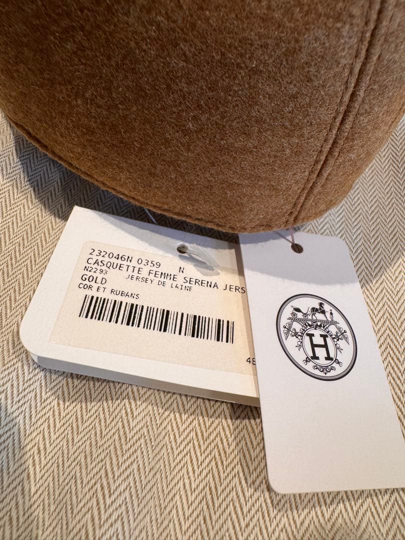 未使用 タグ付 エルメス HERMES キャップ キャスケット セレナ