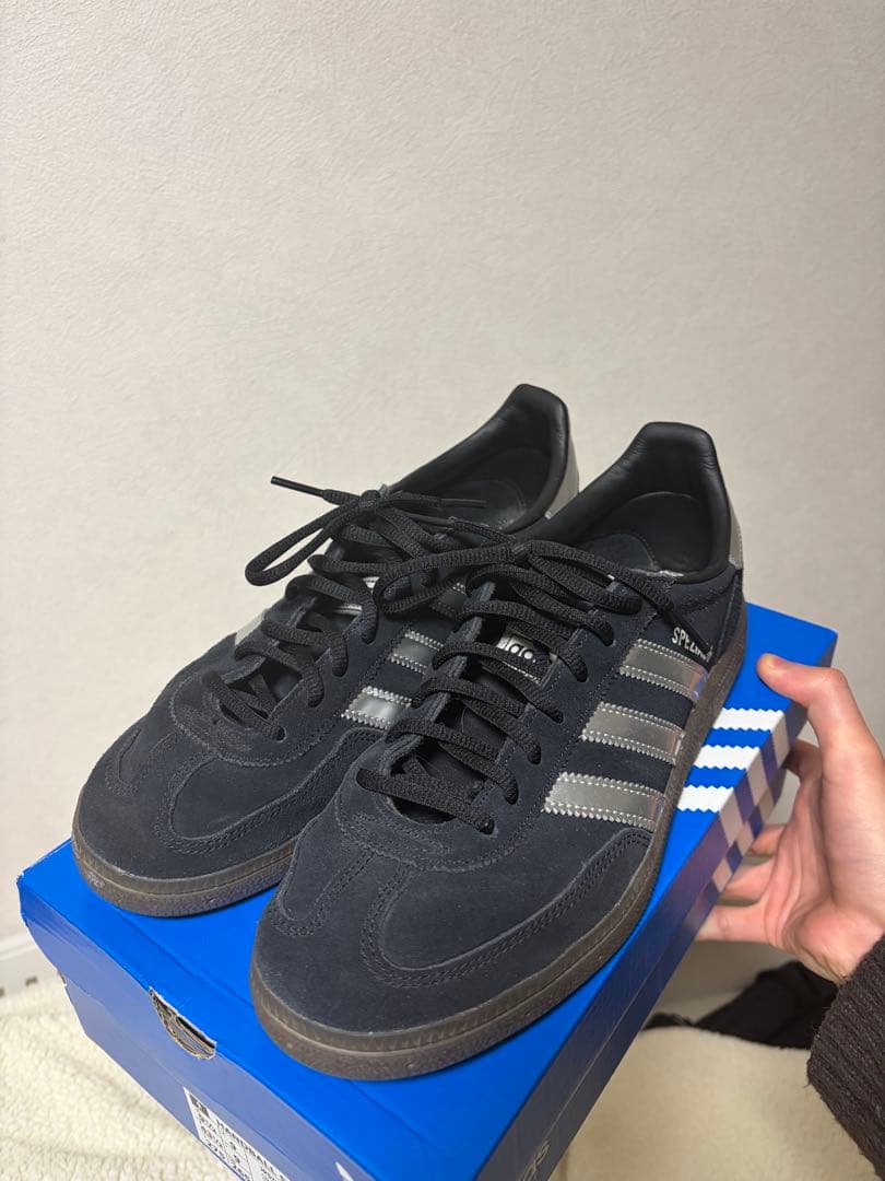 adidas spezial ブラック シルバー 27.5cm スニーカー