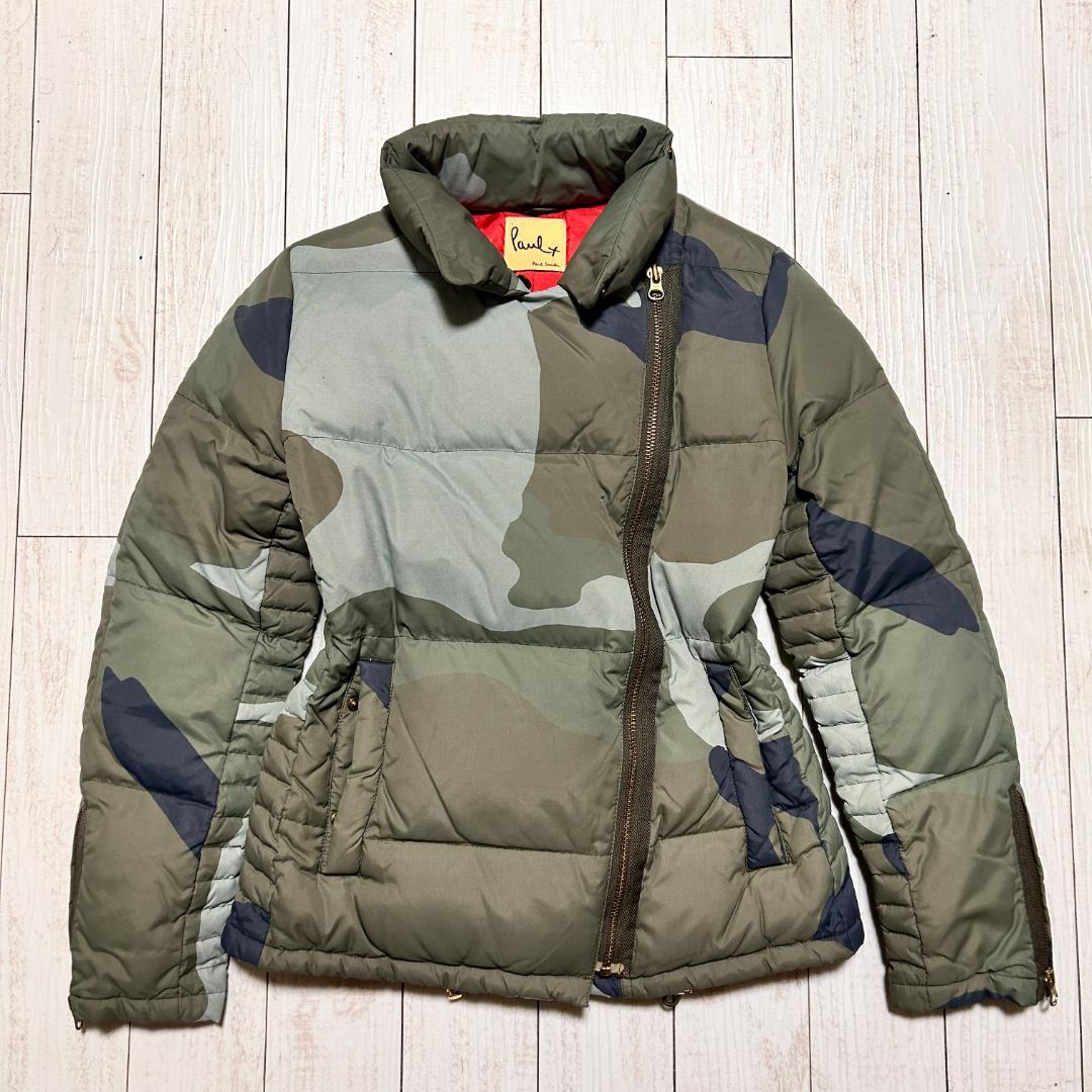 Paul Smith ポールスミス ライダース ダウンジャケット 短丈 迷彩
