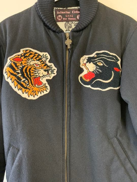 softmashine スタジャン Softmachine（ソフトマシーン） SOFTMACHINE FEATHERS JK (BLACK