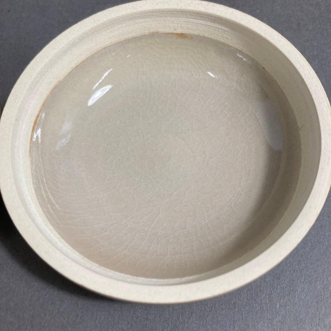 骨董品 茶道具 三葉葵 香合 五代 尾関作十郎 造 徳川美術館より拝領