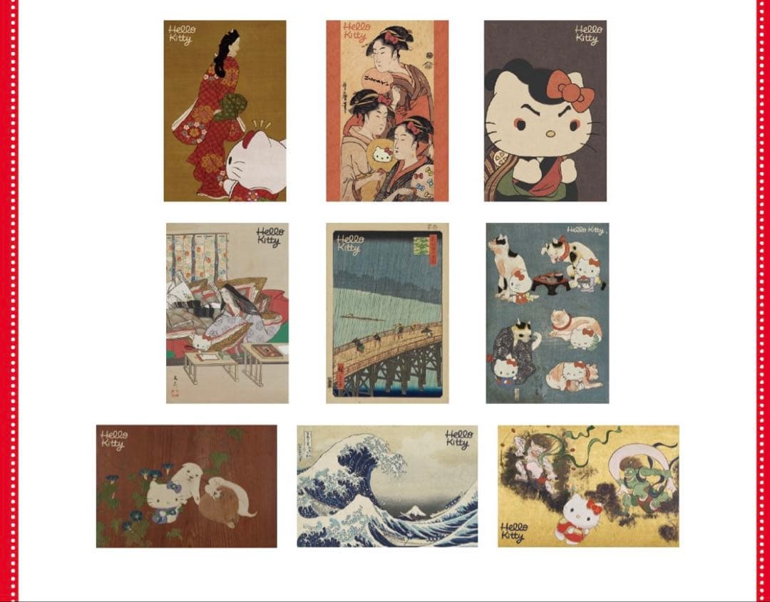 ハローキティ展　ポストカード　ハガキ