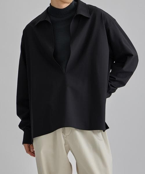 UNITED TOKYO POWER STRETCH WOOL バルーズシャツ