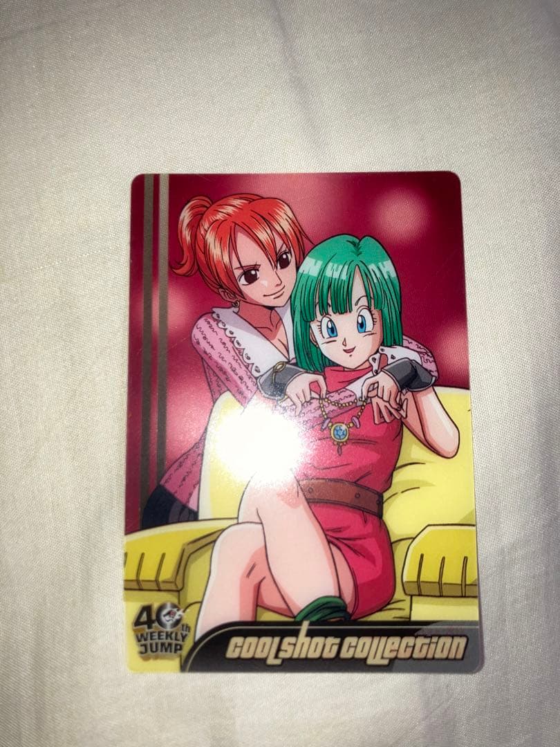 ドラゴンボール ワンピース ジャンプ40周年 ウエハースカード ブルマ