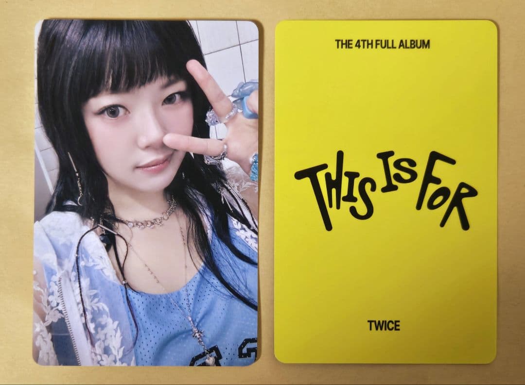 TWICE yizhiyu THIS IS FOR 2.0 ジョンヨン トレカ - メルカリ