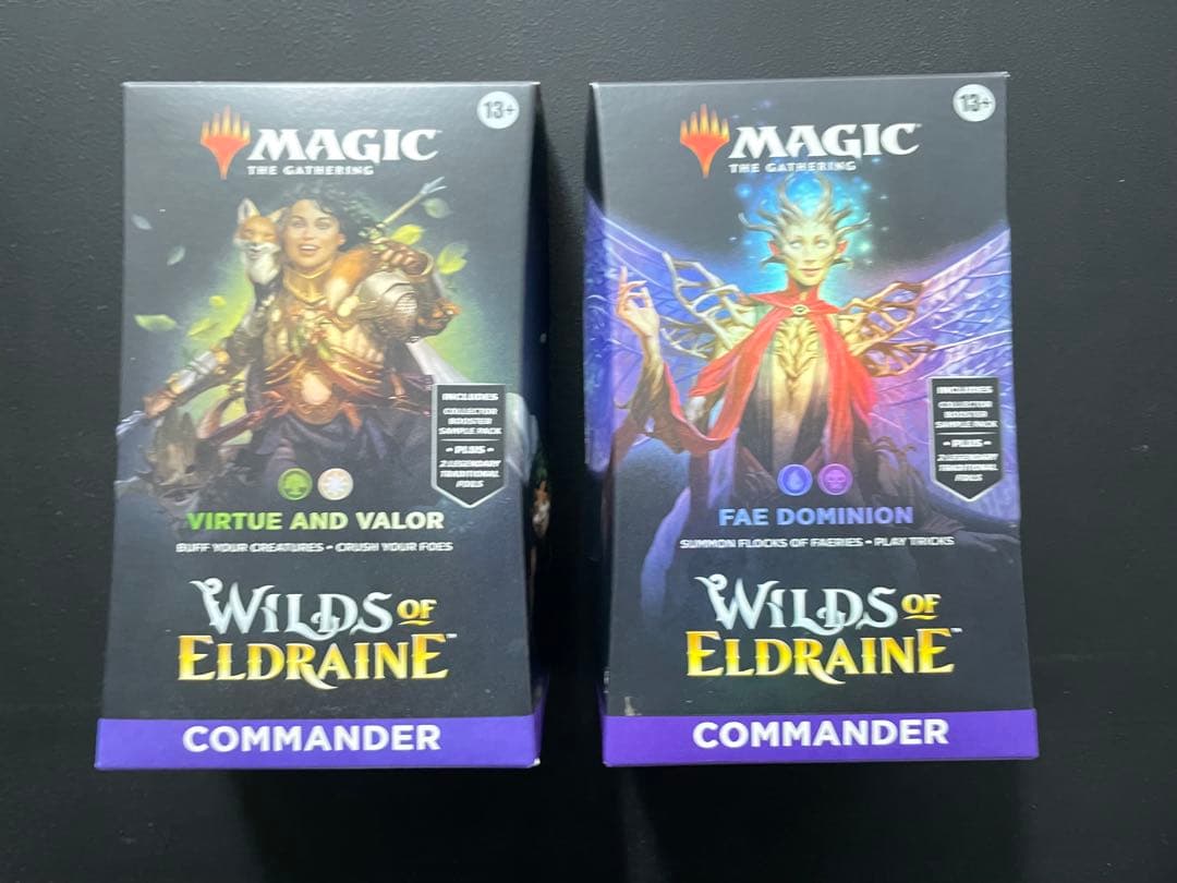 エルドレインの森 統率者 英語版デッキ 2種set エルドレインの森 統率者デッキ (日・英) - シングルスター