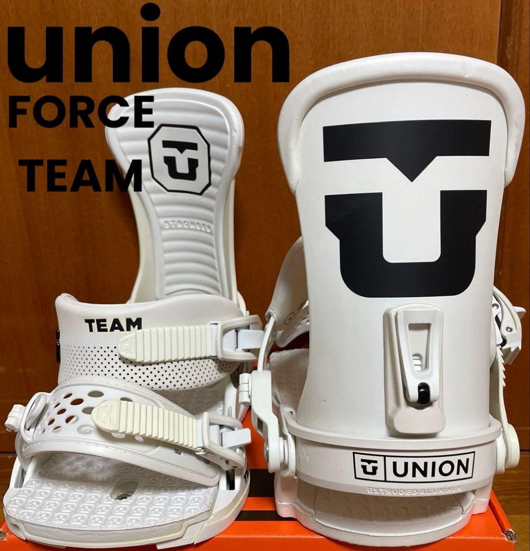未使用　union ユニオン FORCE TEAM ビンディング　ホワイト