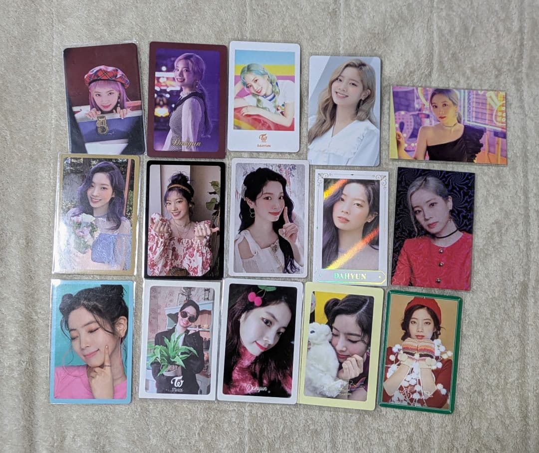 TWICE ダヒョン トレカ 15枚 まとめ売り - メルカリ