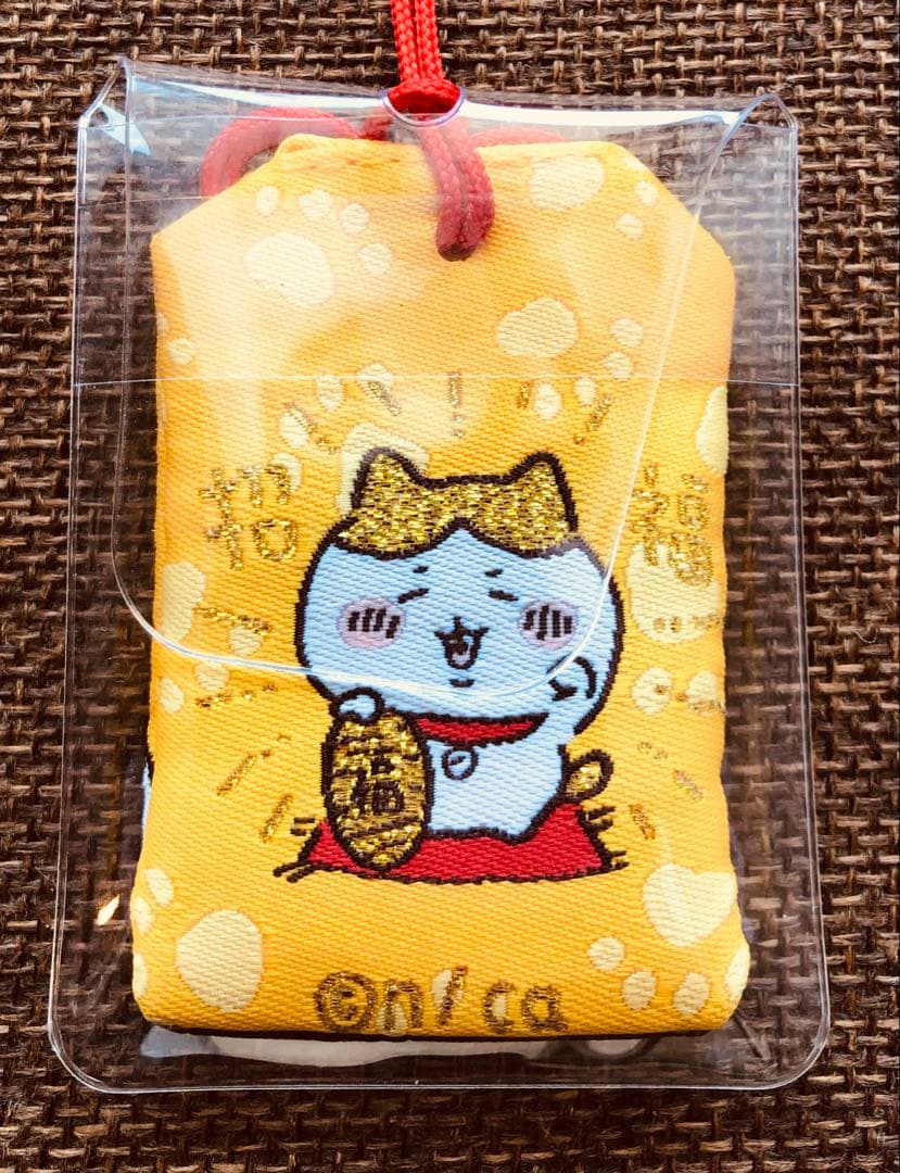 最終価格】ちいかわ お守り ハチワレ 金運守り おまもり ♪ - メルカリ