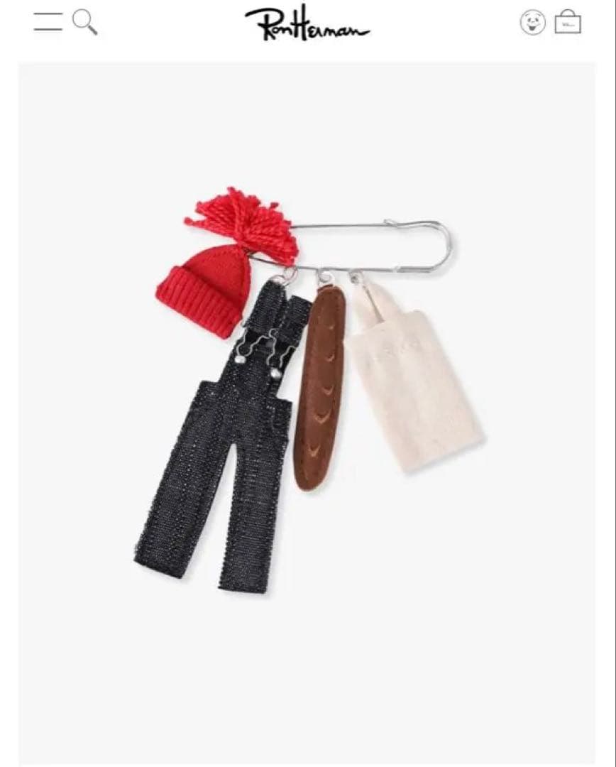 ロンハーマン アンヌ マリー ヘルケス　オーバーオール＆ビーニー ブローチ