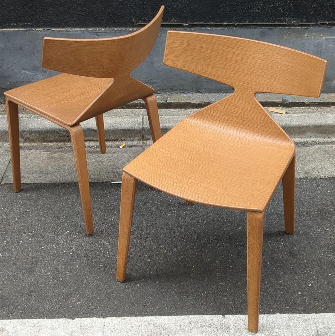 手渡希望★アルペール SAYA wood leg 中古2脚 イタリア2019製