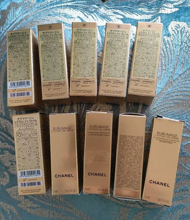 シャネルサンプル♥レクストレドゥクレーム現品同量分50g