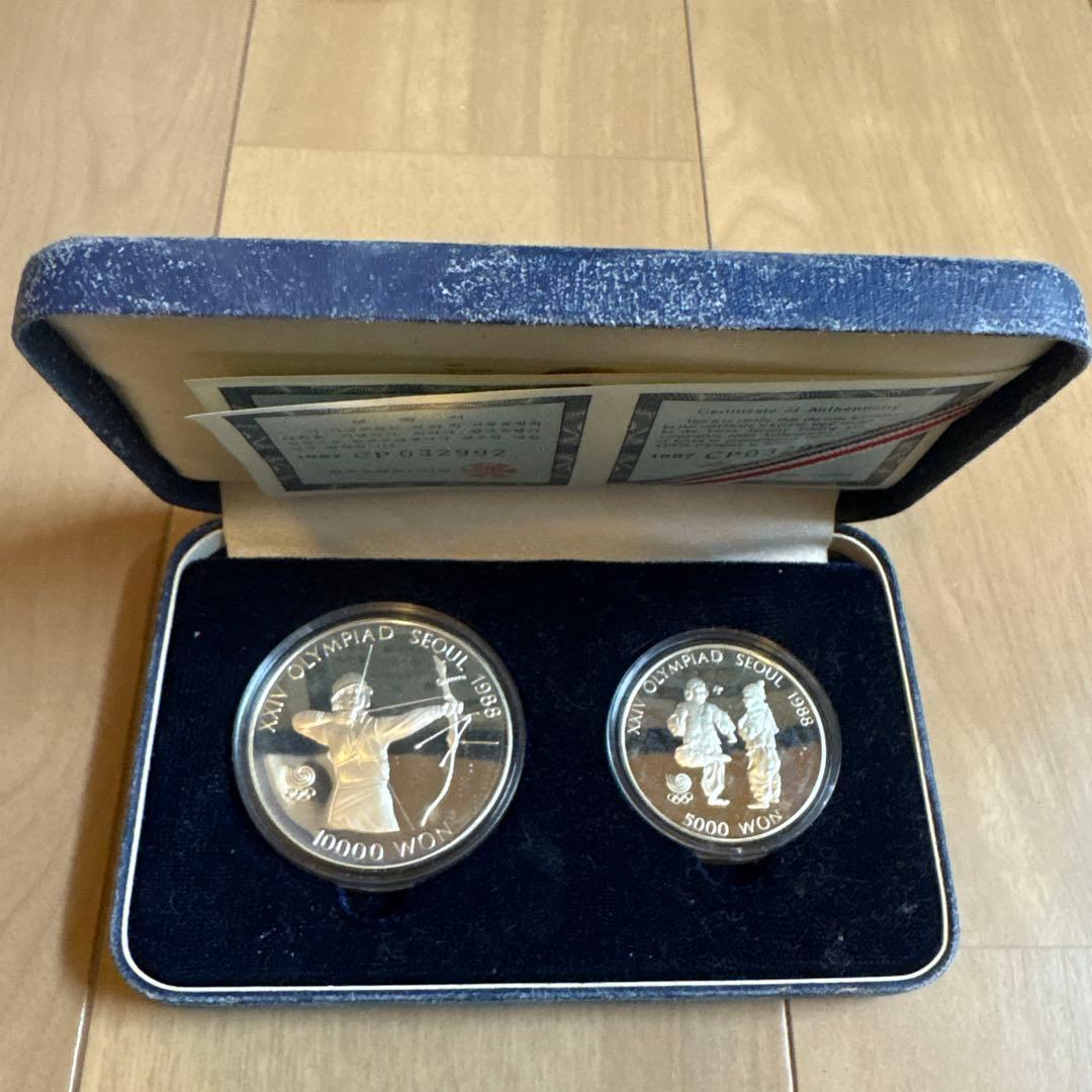 1988年ソウルオリンピック記念硬貨セット