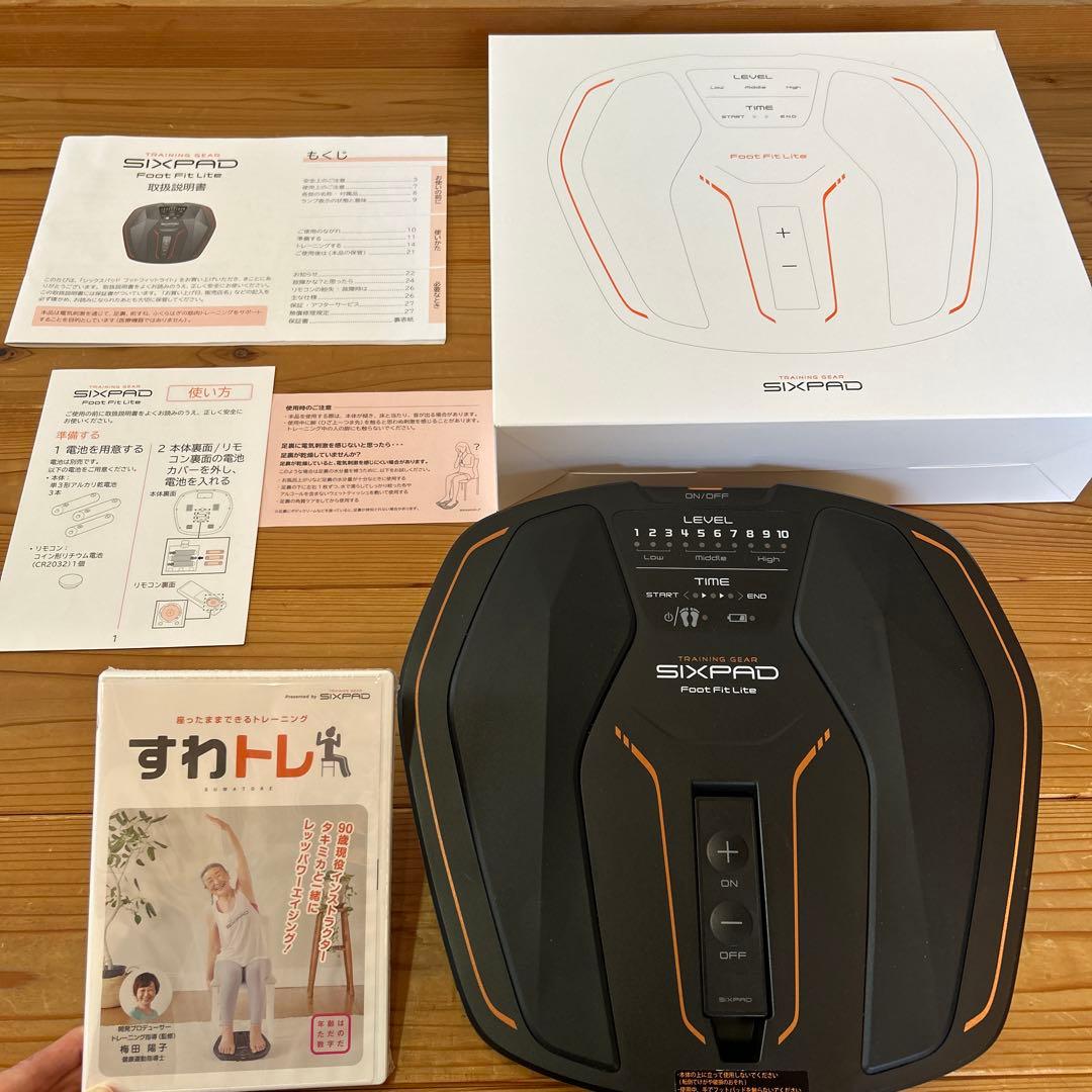 SIXPADFoot FitシックスパッドフットフィットライトすわトレDVD付き