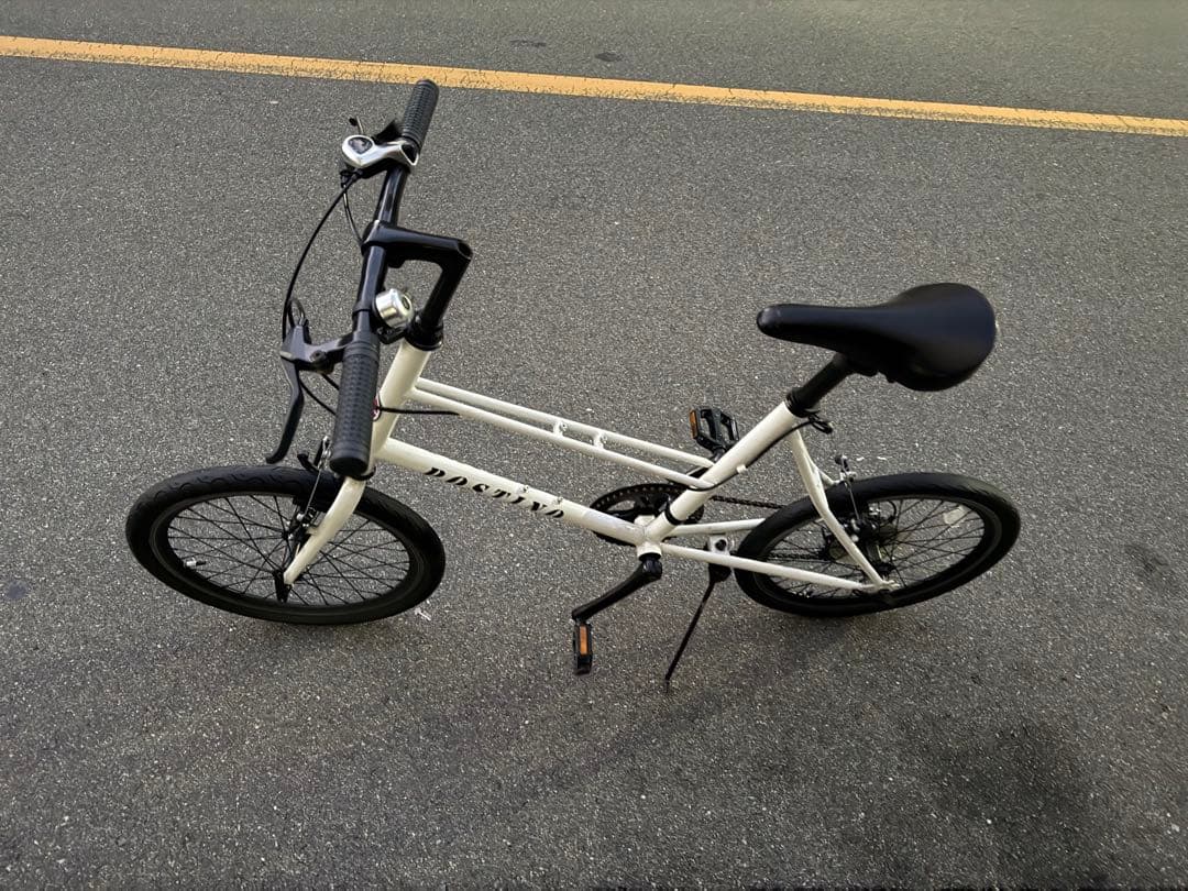 151 自転車 大阪市 【引取り限定】 20インチ 変速付き 美品 ミニベロ