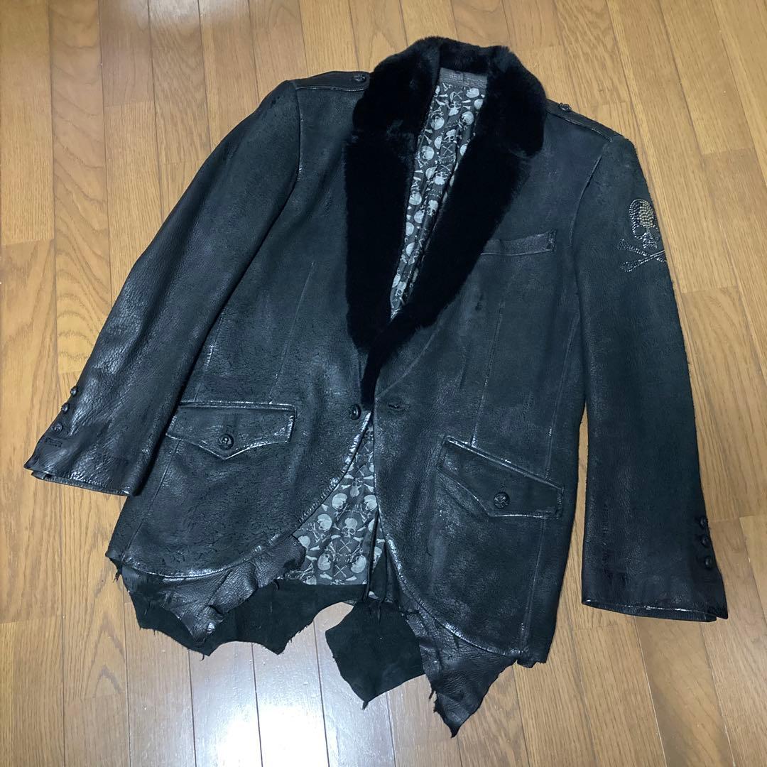 ロエン　レザージャケット　サイズ50