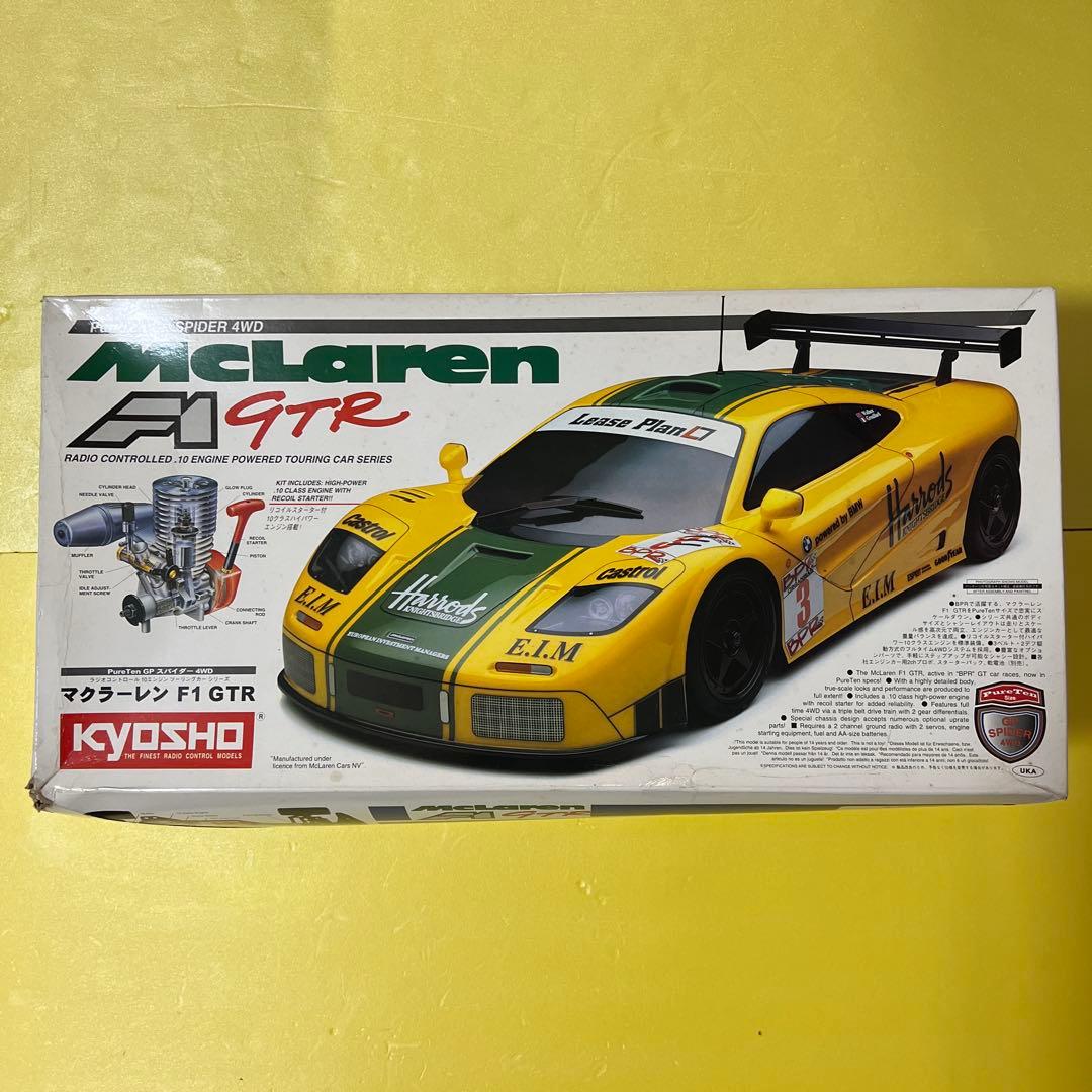 KYOSHO McLaren F1 GTR 4WD ラジコンカージャンク品当時物 Kyosho 1/64 Mclaren F1 GTR Collection No.59 Kokusai Kaihatsu