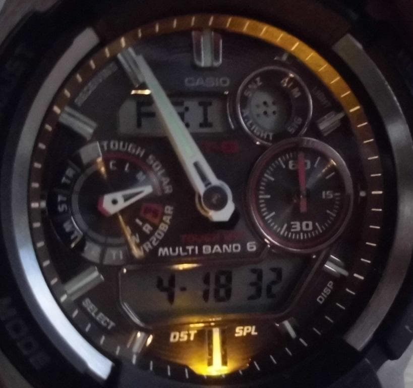 美品！2次充電池交換済 Gショック MTG-1500電波ソーラー カシオ - メルカリ