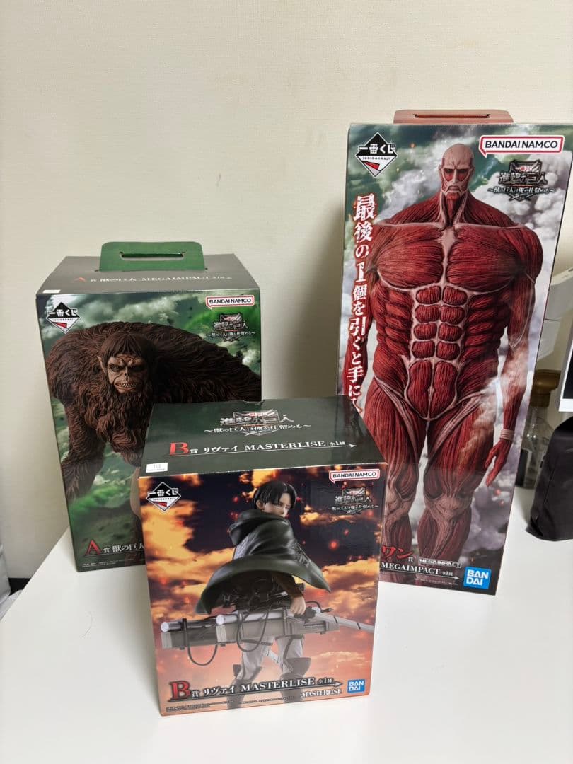 進撃の巨人一番くじA賞B賞ラストワン賞セット 進撃の巨人』一番くじが本日（5/30）発売。すべての地表を踏み鳴らす