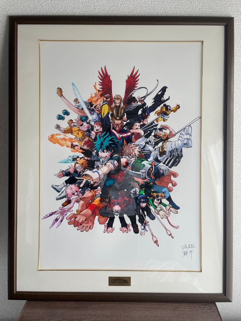 僕のヒーローアカデミア展 DRAWING SMASH キービジュアル複製原画