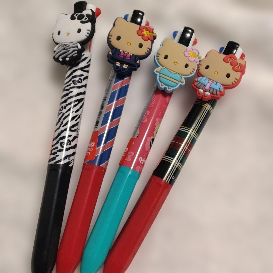 日焼けキティ✨新品未使用未開封‼️ボールペン4本セット✨まとめ売り