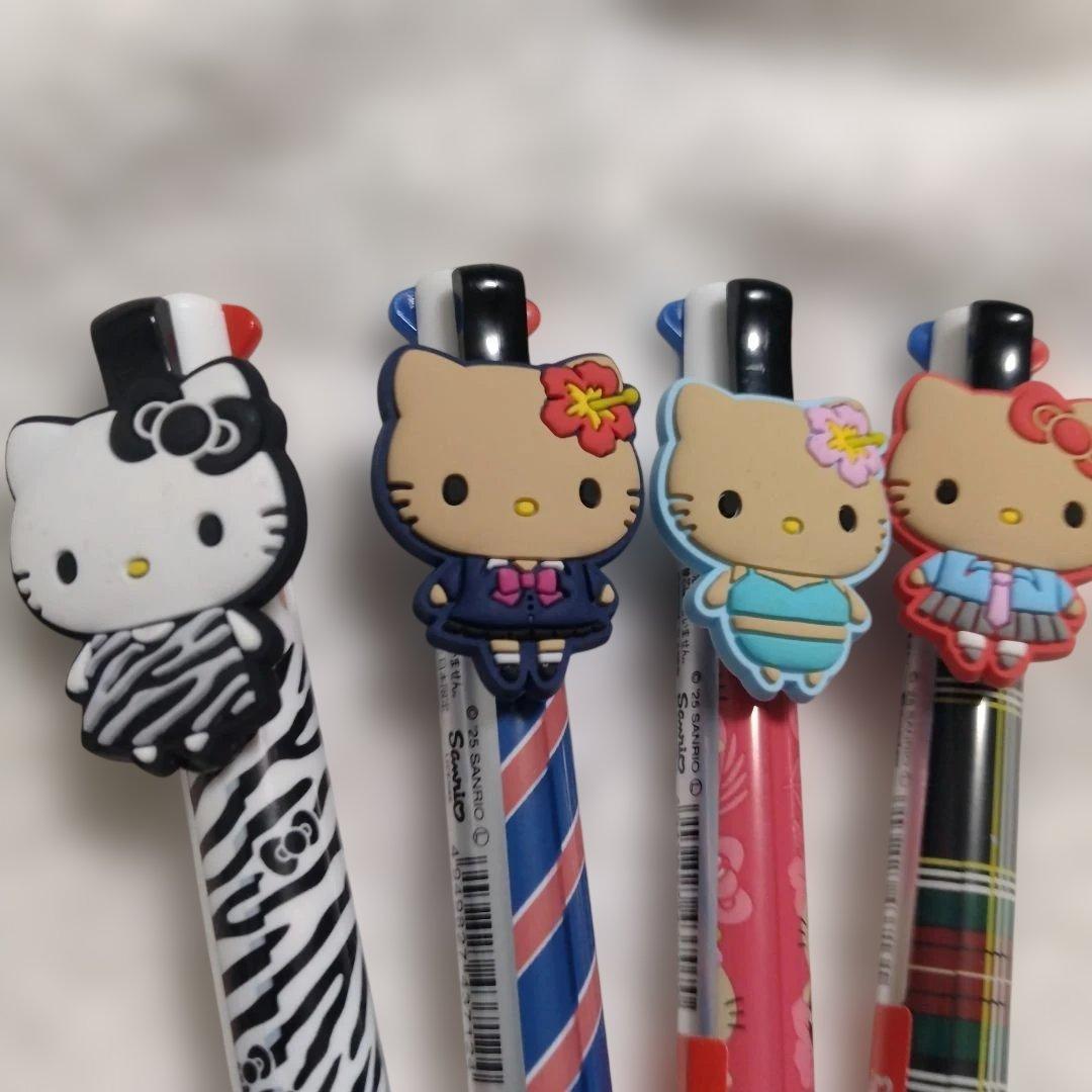 日焼けキティ✨新品未使用未開封‼️ボールペン4本セット✨まとめ売り