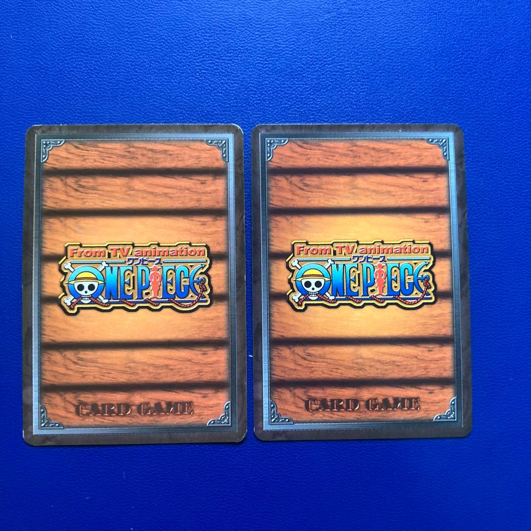 ワンピース 旧カード カードダス ゾロ&サンジ金文字 2枚 ハイパー