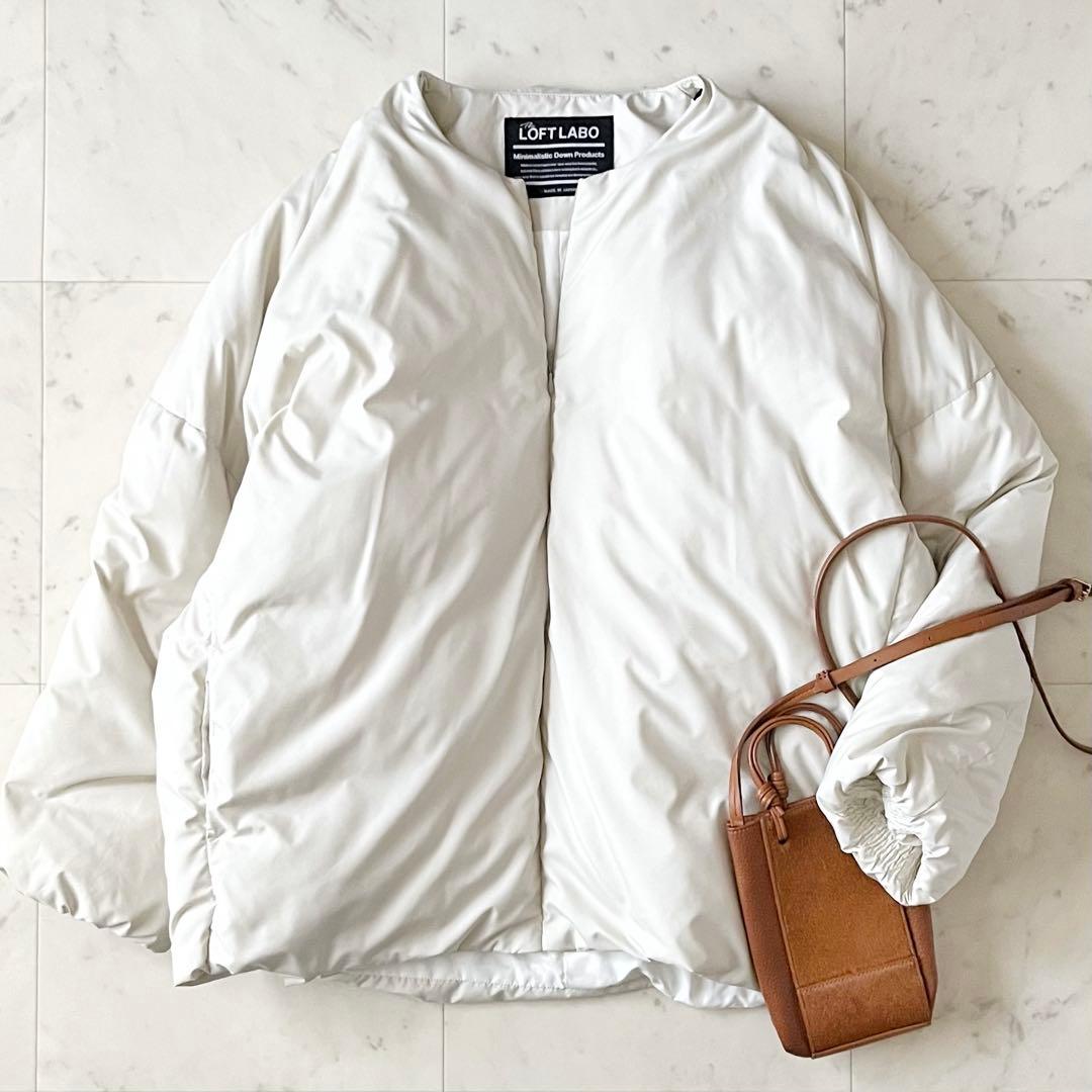 定価6,6万＊美品 ザロフトラボ DAMB ノーカラーオーバーダウンジャケット