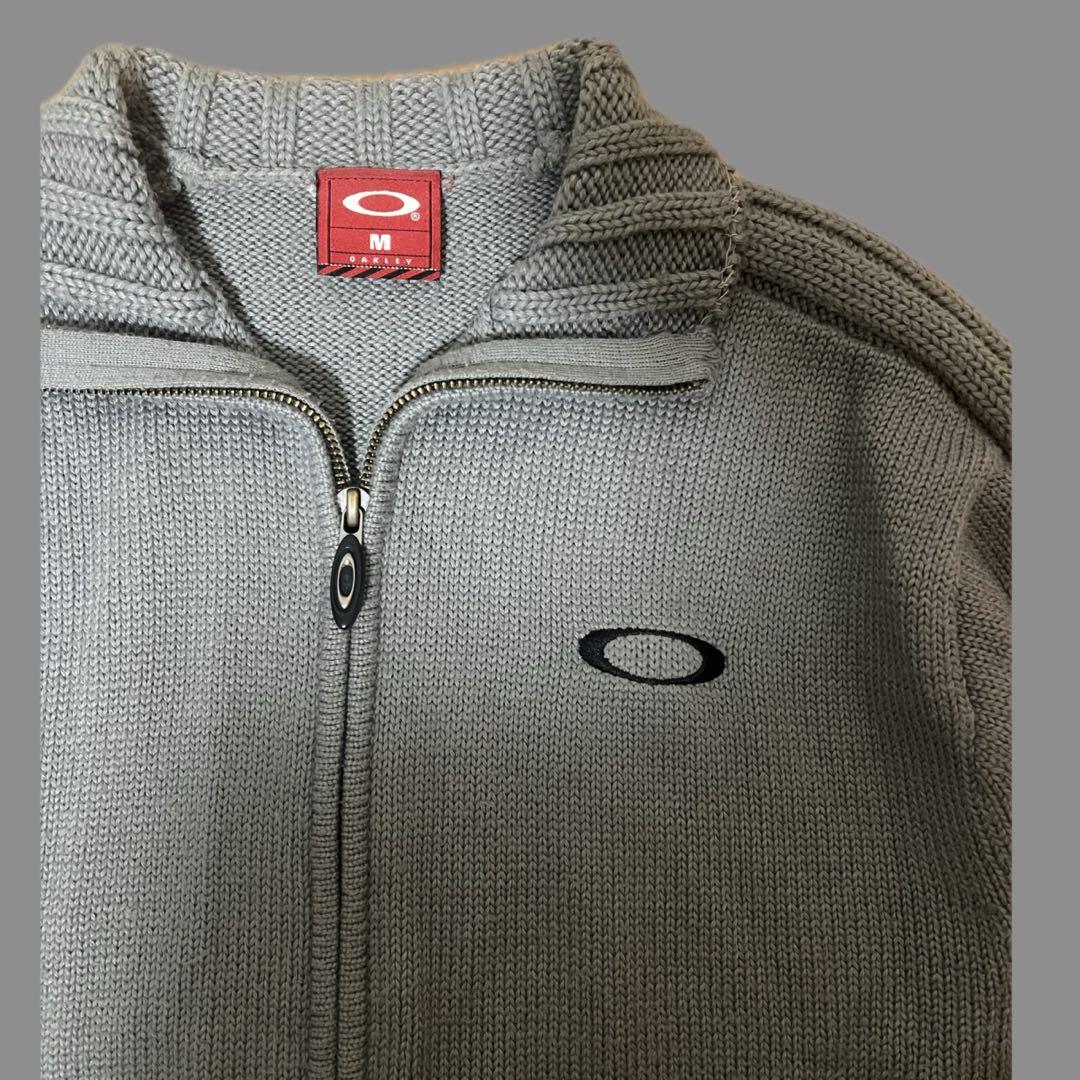 90s Oakley 赤タグ ドライバーズニット ニットジャケット アーカイブ