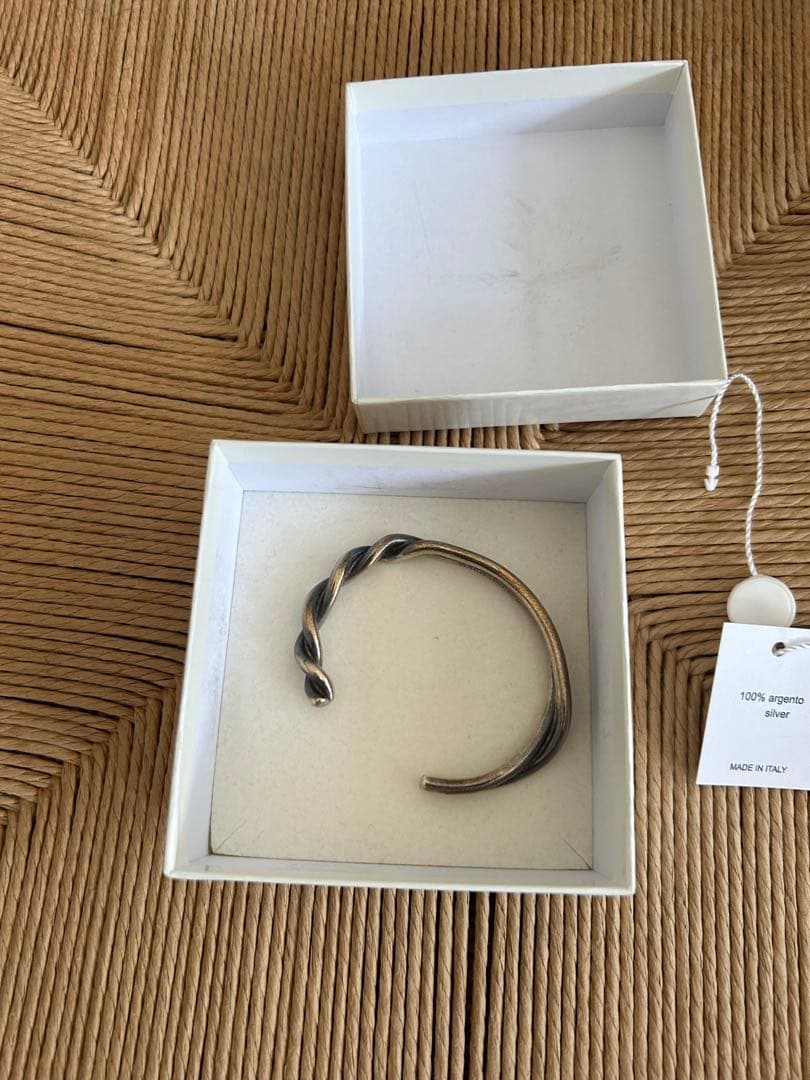 Masion Martin Margiela 100%シルバー ブレスレット