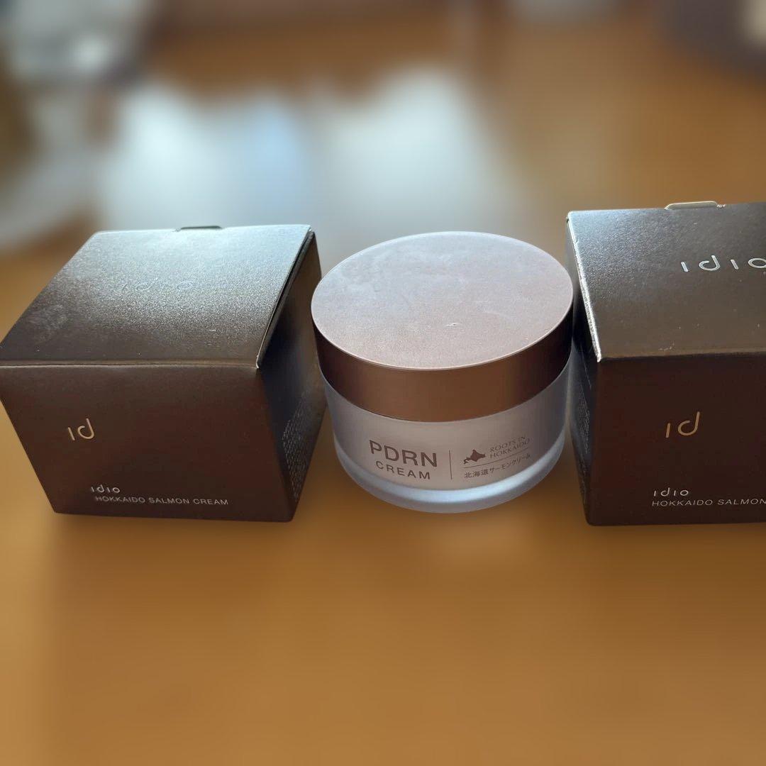 idio 北海道サーモンクリーム 2個と開封済み1個