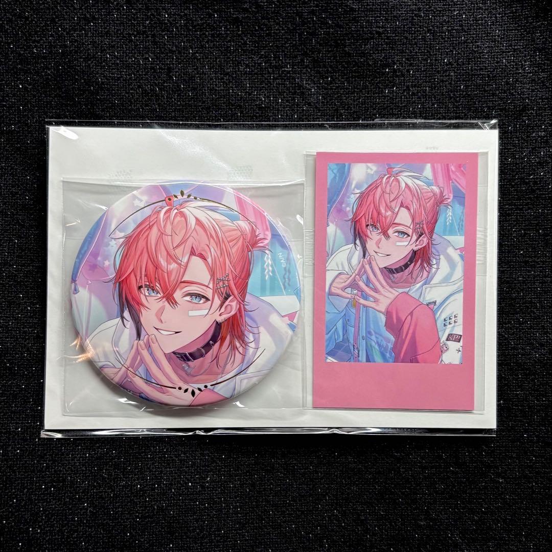 にじさんじ 赤城ウェン 誕生日 2025 缶バッジ＆チェキ風カード - メルカリ