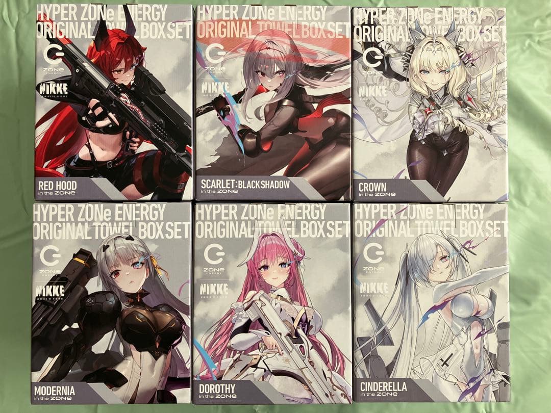 ZONe 勝利の女神NIKKEニケ オリジナルタオル 6種フルコンプリート