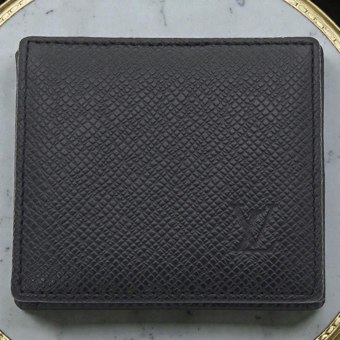 ルイヴィトン タイガ ポルトモネ ボワット 小銭入れ アルドワーズ 黒系
