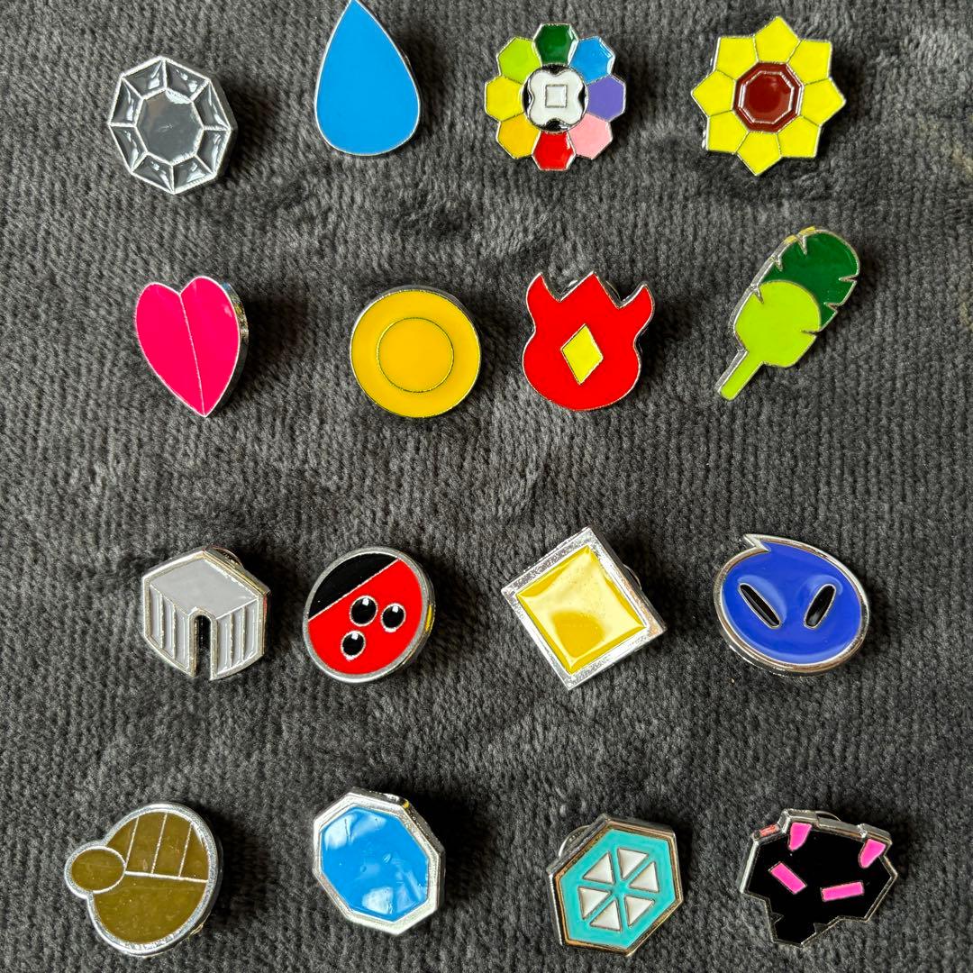 ポケモン ジムバッジ カントー地方〜カロス地方 58個セット - メルカリ