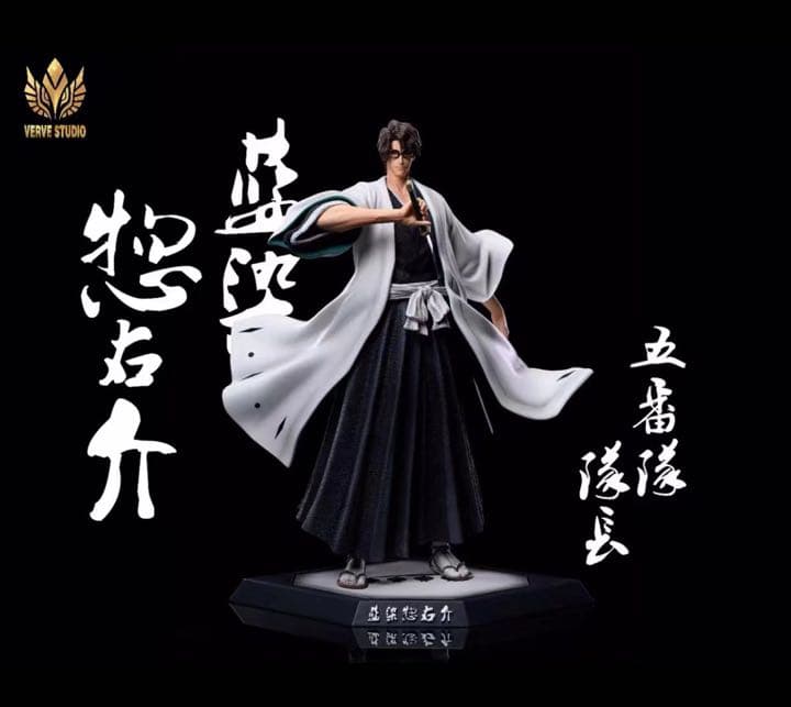 BLEACH 黒衣少年図 朽木白哉 ガレージキット ガレキ スタチュー